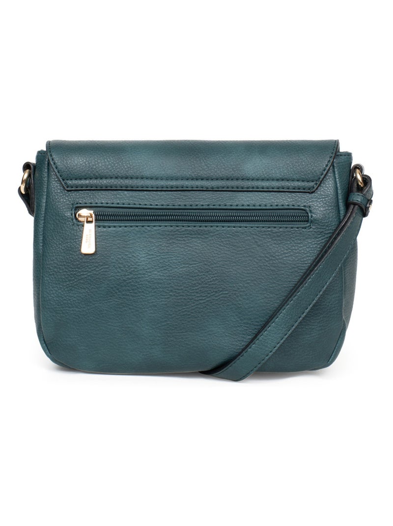 Sac porté travers TOSCANE Bleu pétrole - Kiabi