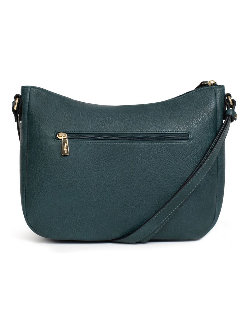 Sac porté travers TOSCANE Bleu pétrole - Kiabi