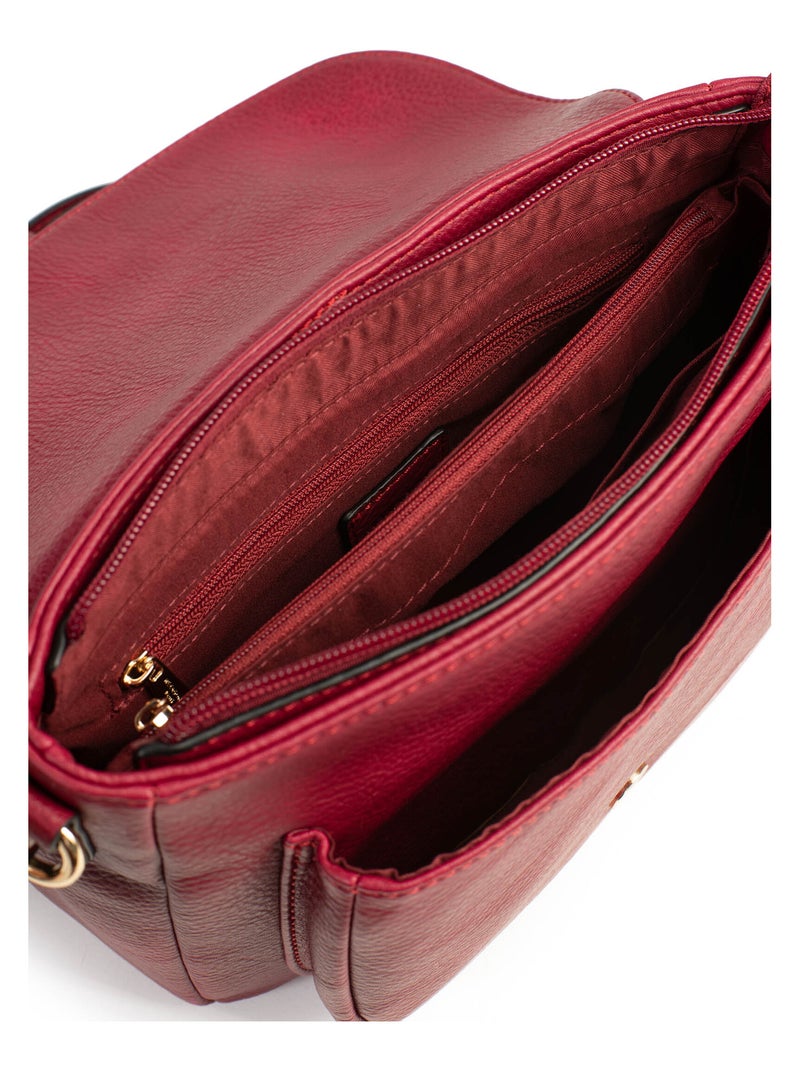 Sac porté travers TOSCANE Framboise - Kiabi