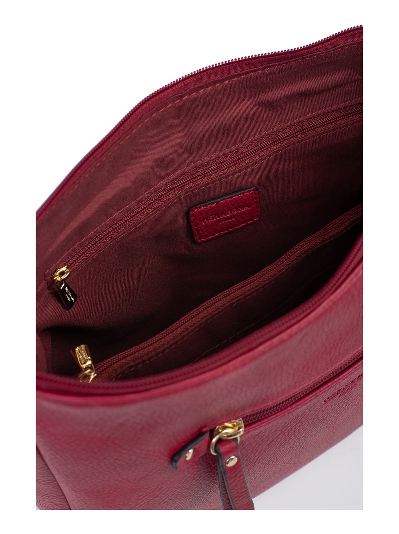 Sac porté travers TOSCANE Framboise - Kiabi