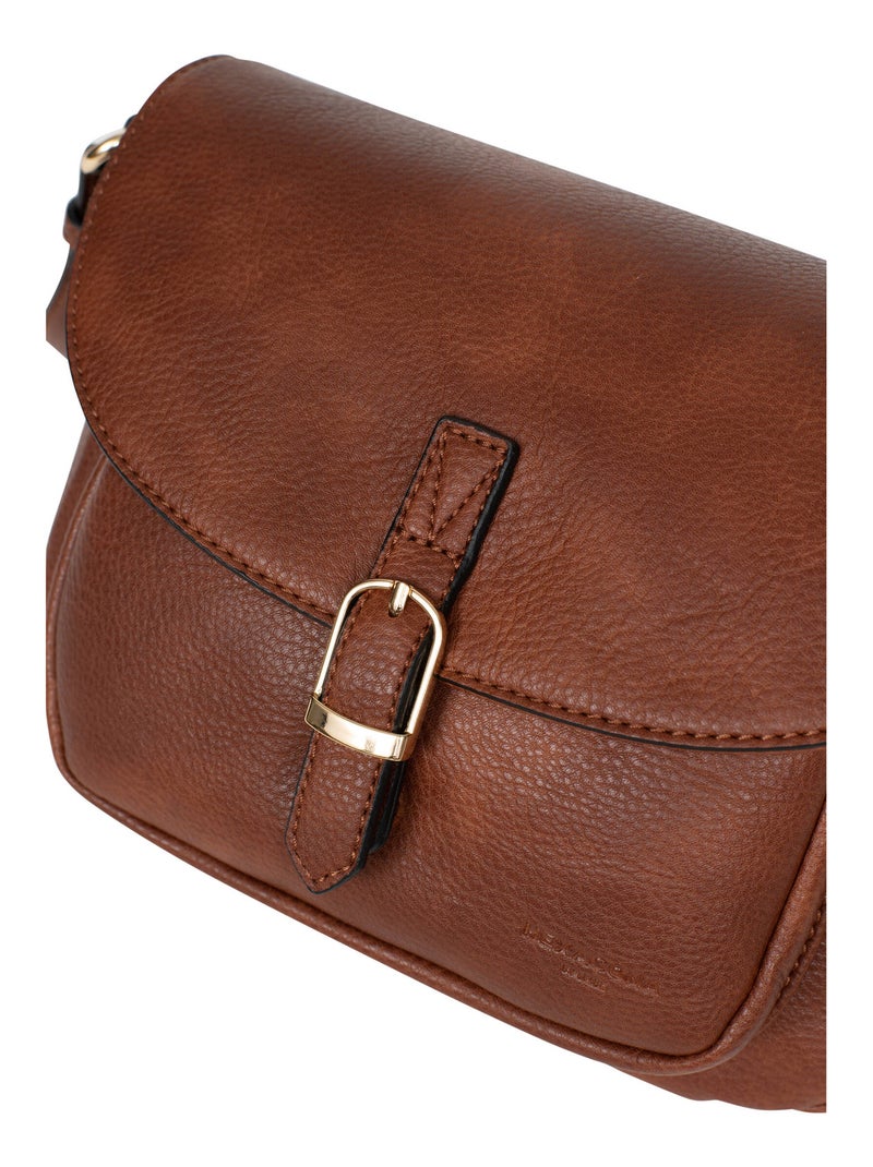 Sac porté travers TOSCANE Marron foncé - Kiabi