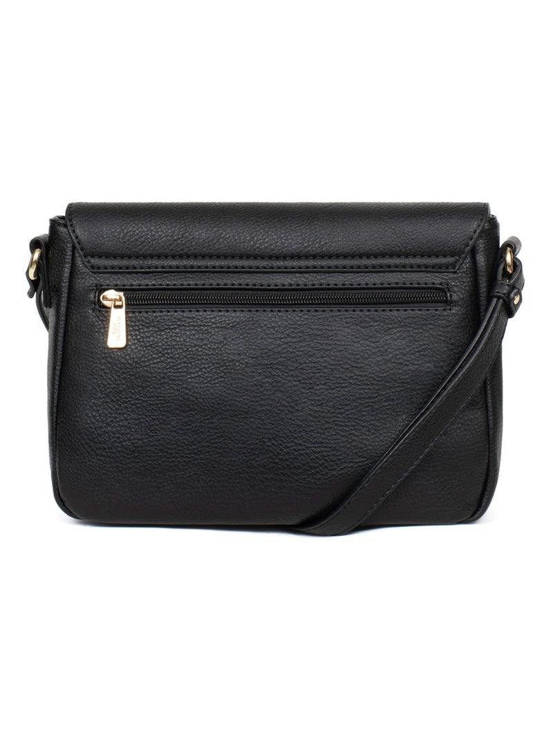 Sac porté travers TOSCANE Noir - Kiabi