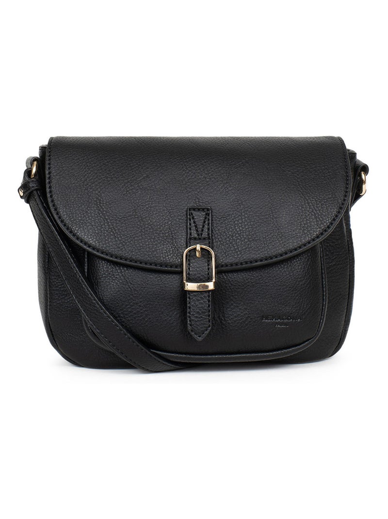 Sac porté travers TOSCANE Noir - Kiabi