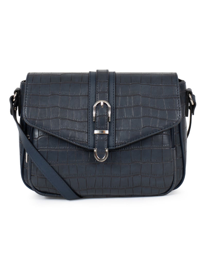 Sac porté travers Véra Femme Bleu marine - Kiabi