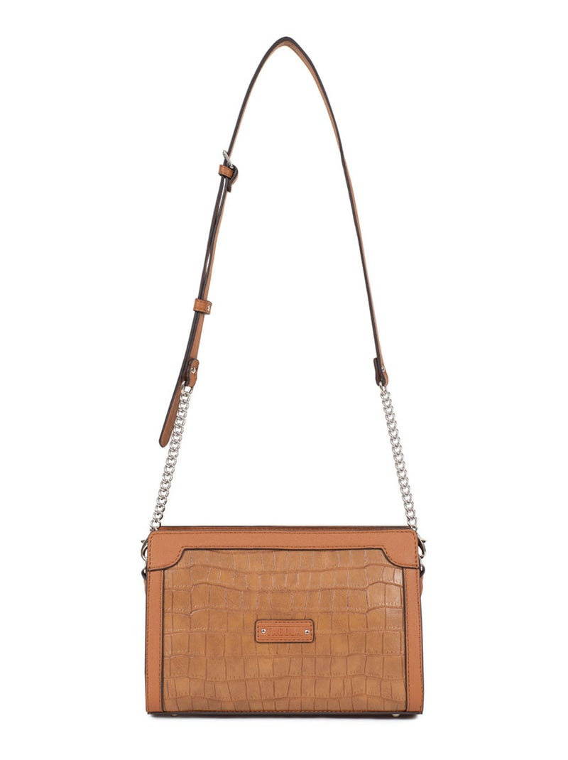 Sac porté travers Véra Femme Marron noisette - Kiabi