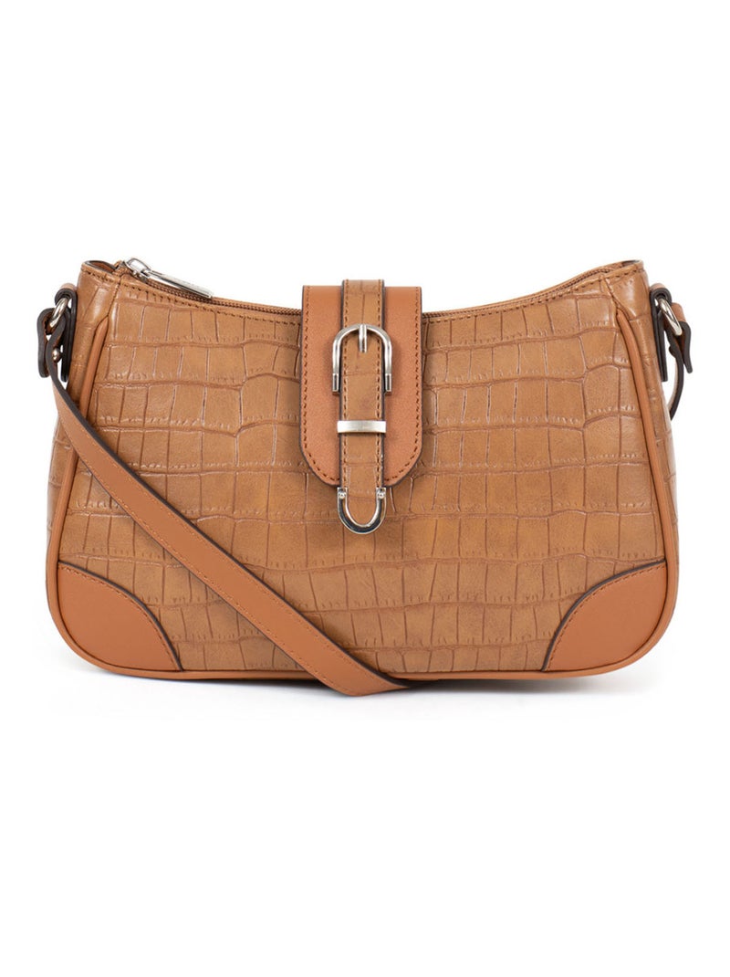Sac porté travers Véra Femme Marron noisette - Kiabi