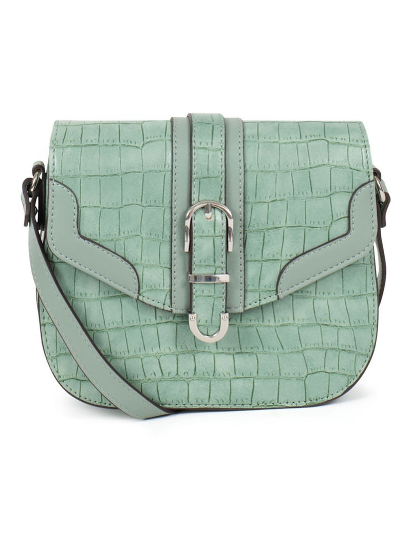 Sac porté travers Véra Femme Menthe - Kiabi