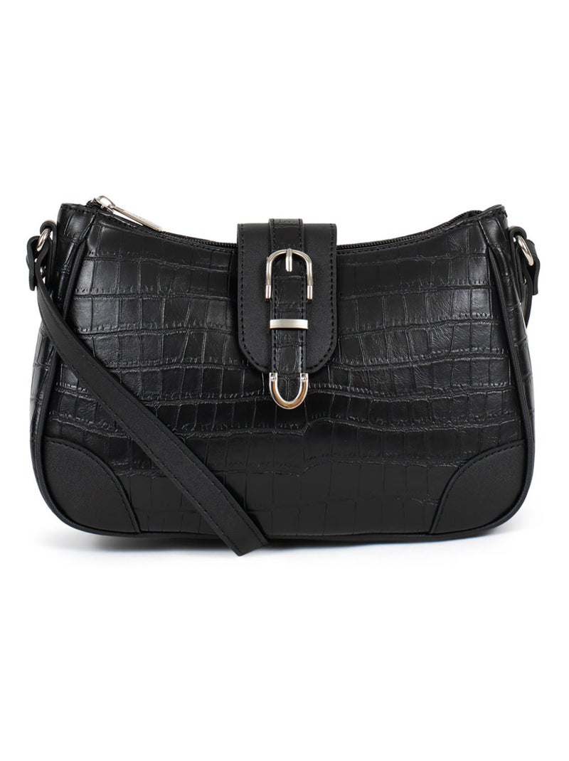 Sac porté travers Véra Femme Noir - Kiabi