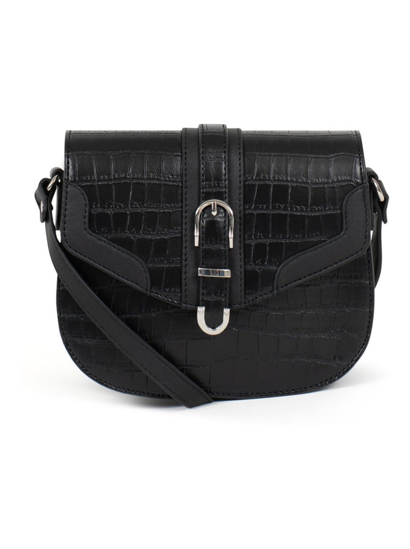 Sac porté travers Véra Femme Noir - Kiabi