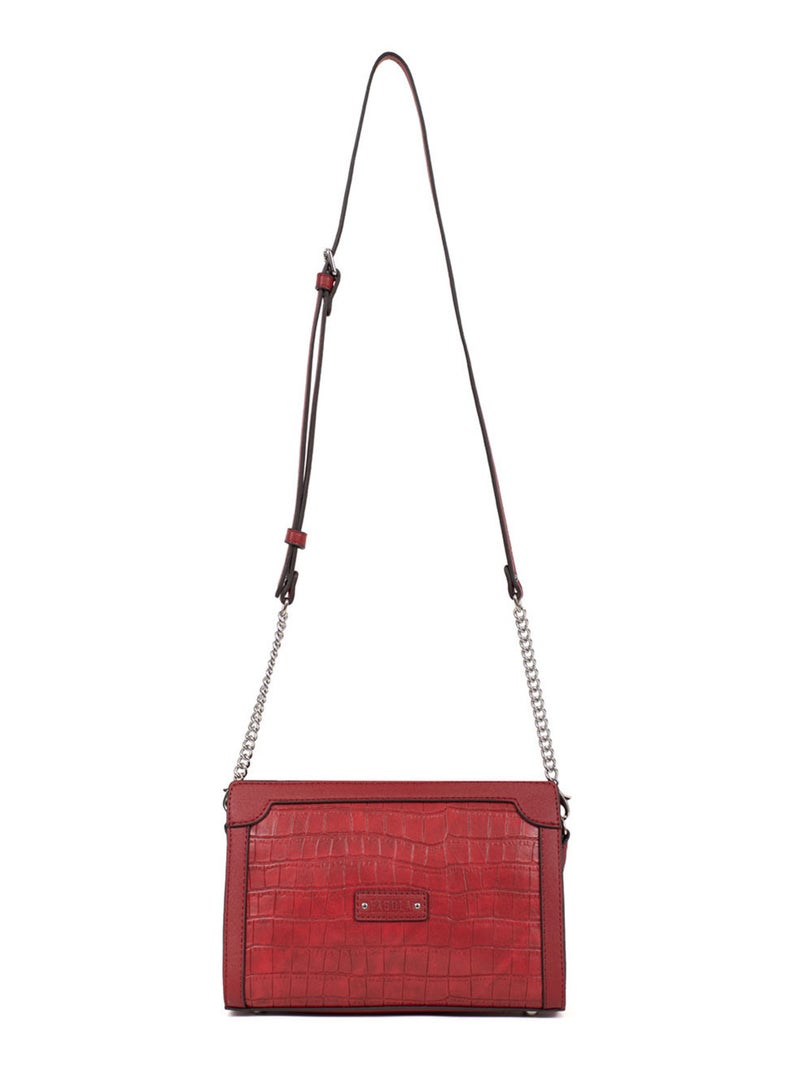 Sac porté travers Véra Femme Rouge carmin - Kiabi