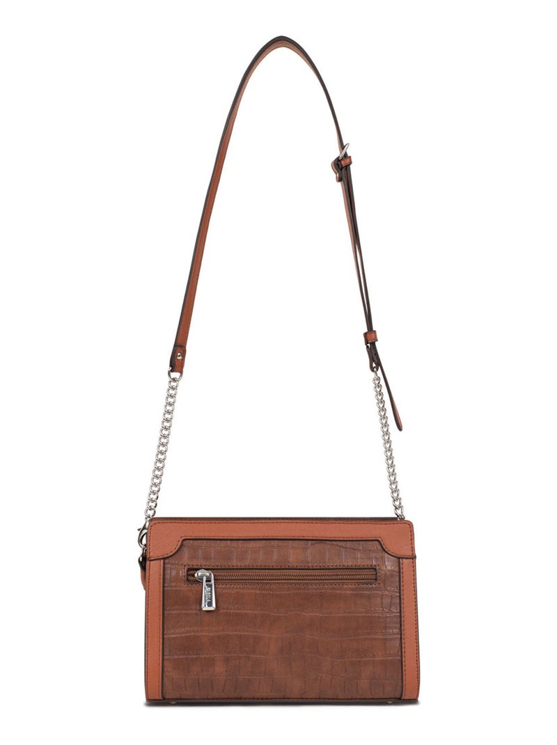 Sac porté travers Véra Femme Sélection cadeaux pour Elle  | FAGOLA Marron - Kiabi