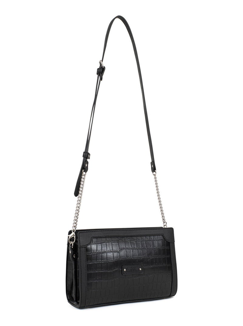 Sac porté travers Véra Femme Sélection cadeaux pour Elle  | FAGOLA Noir - Kiabi