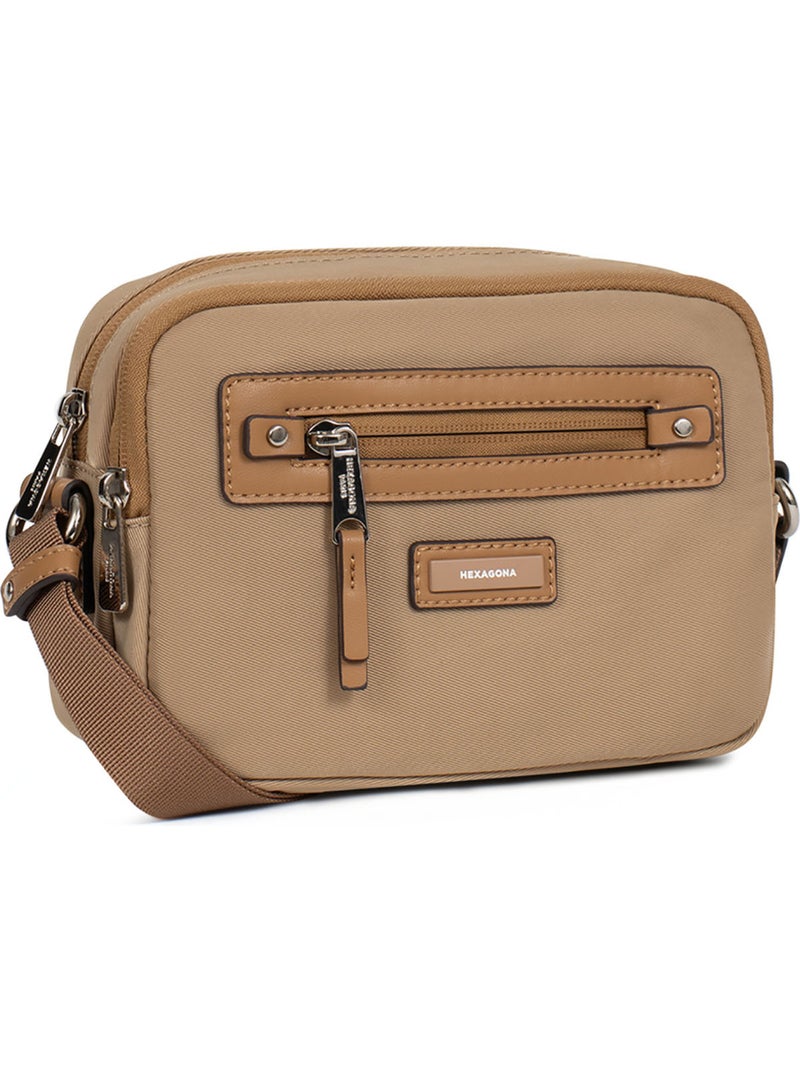Sac porté travers YONA Beige sable - Kiabi