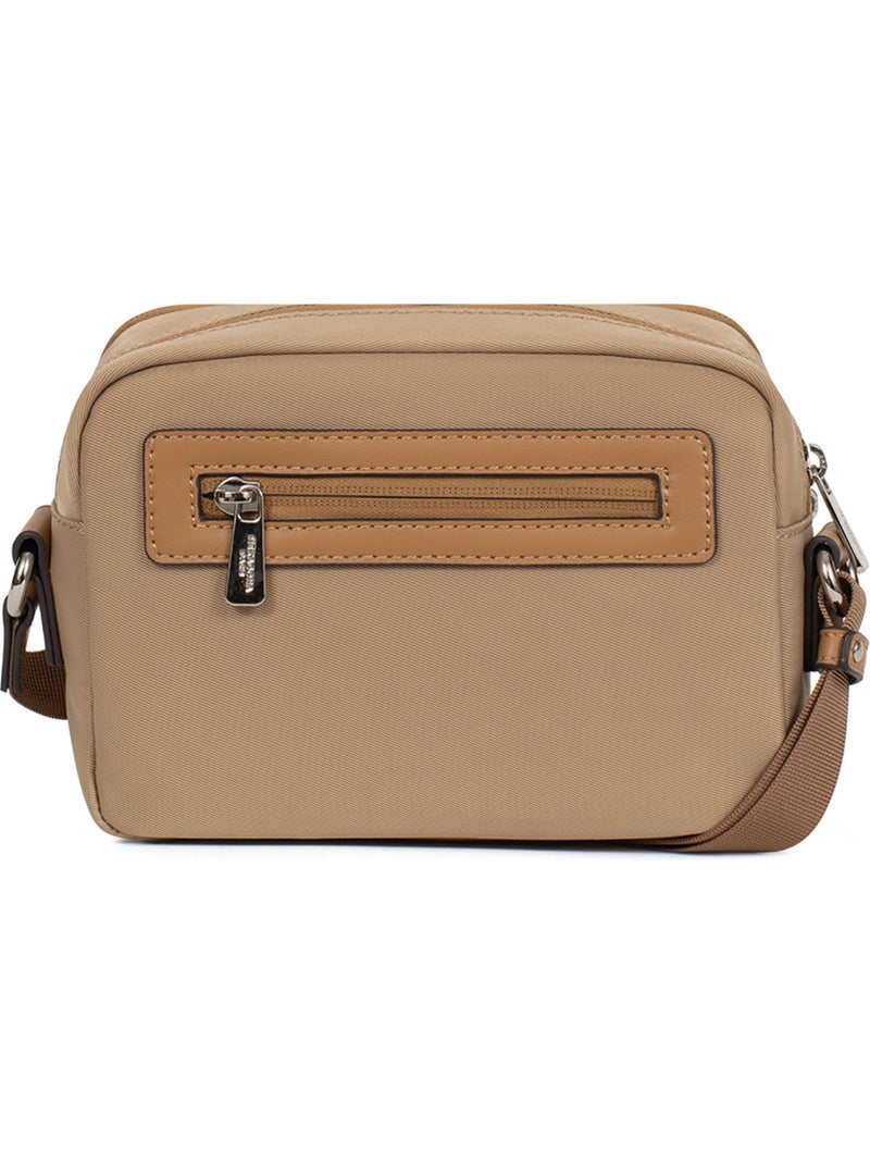 Sac porté travers YONA Beige sable - Kiabi