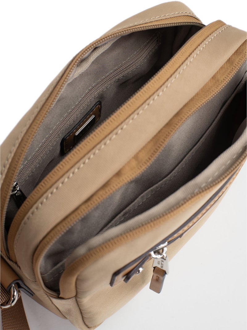 Sac porté travers YONA Beige sable - Kiabi