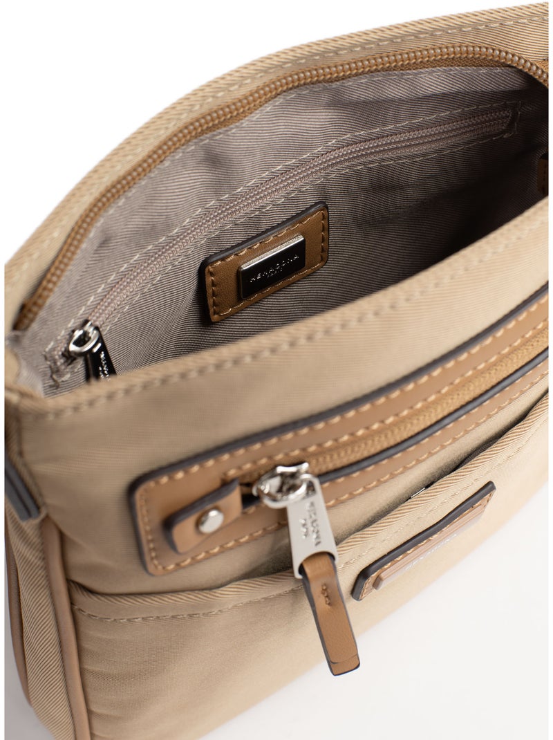 Sac porté travers YONA Beige sable - Kiabi