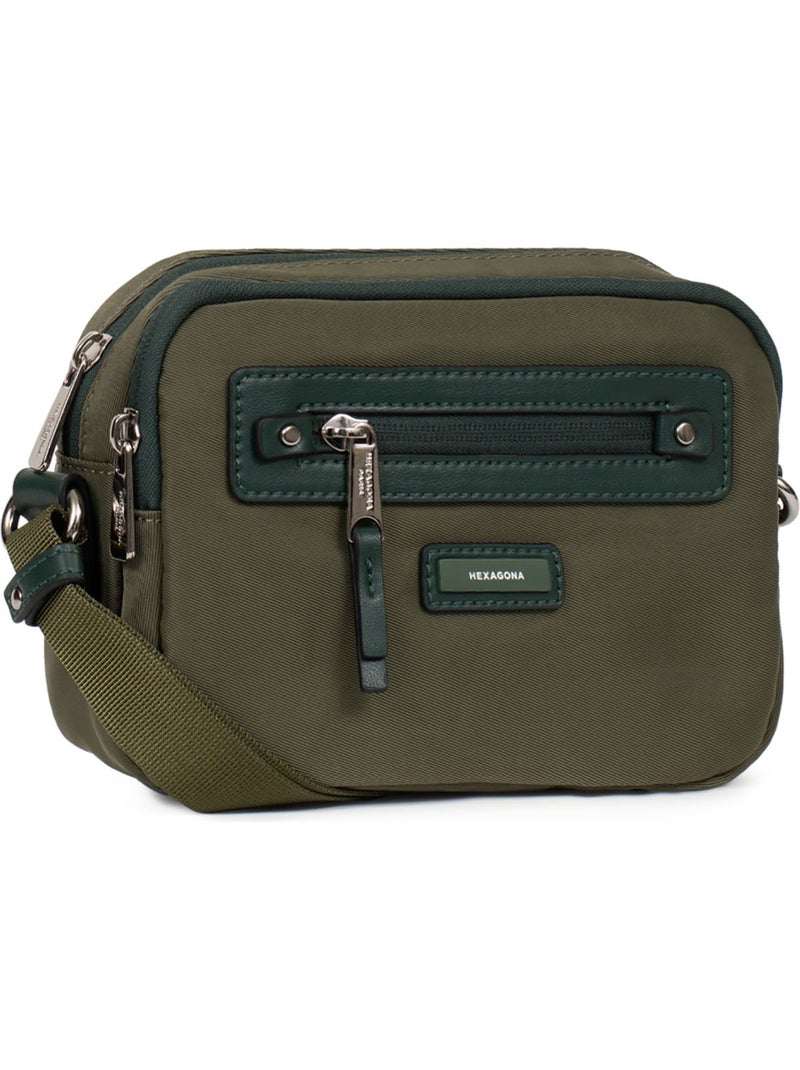 Sac porté travers YONA Kaki - Kiabi