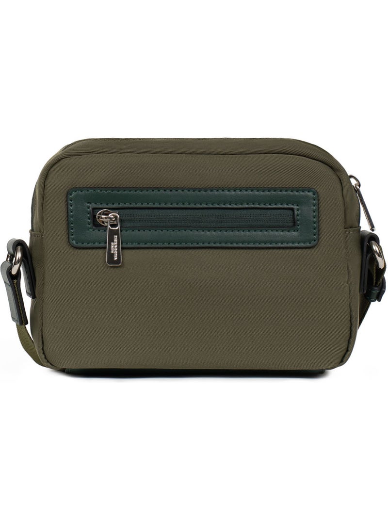 Sac porté travers YONA Kaki - Kiabi