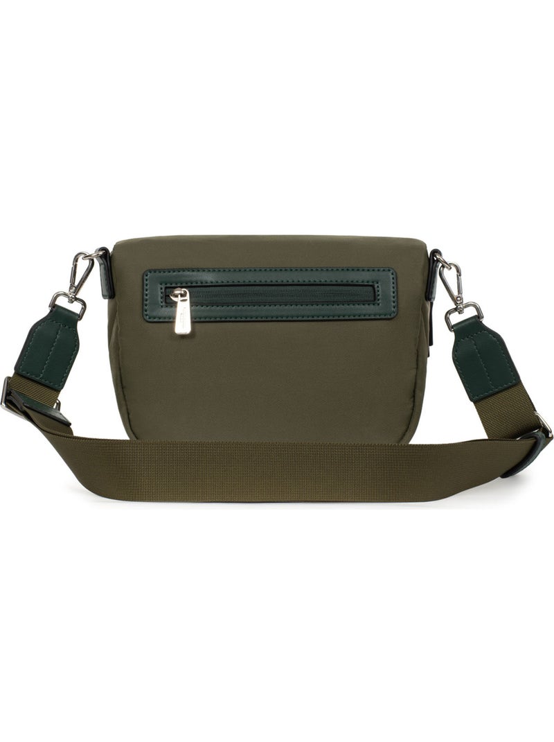 Sac porté travers YONA Kaki - Kiabi