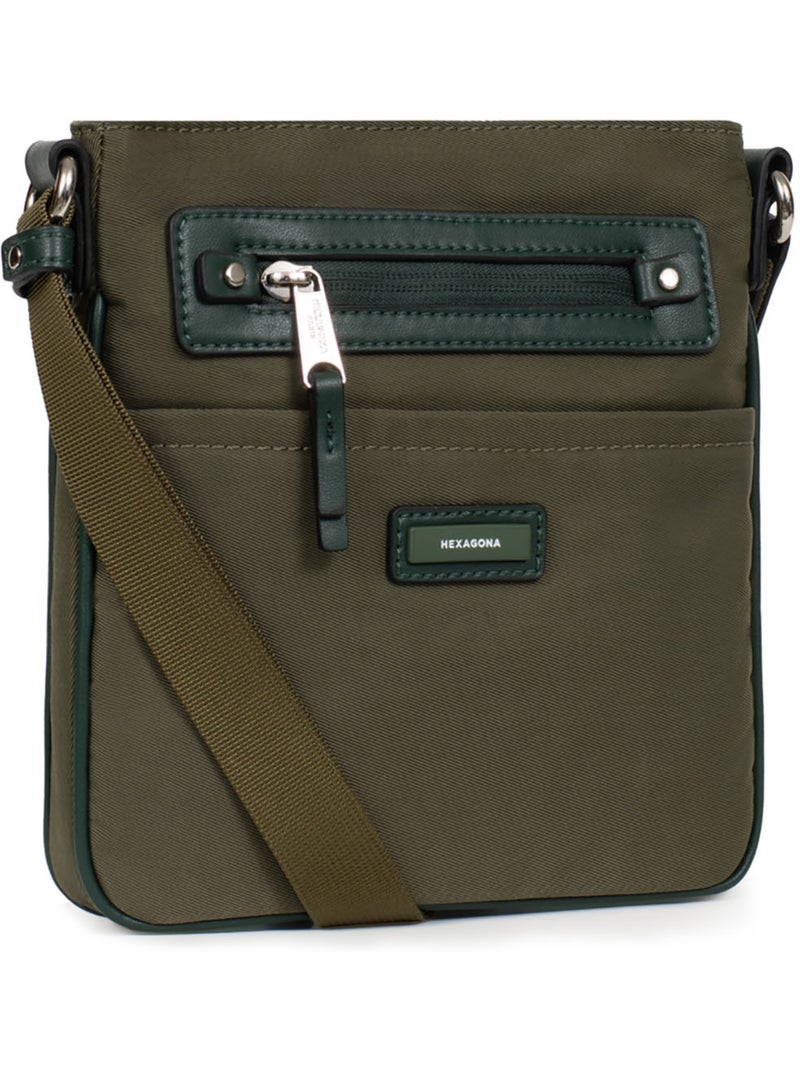 Sac porté travers YONA Kaki - Kiabi