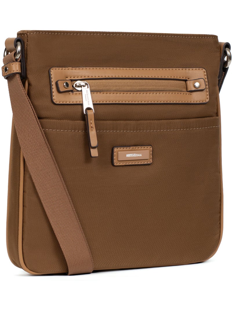 Sac porté travers YONA Noir Doré - Kiabi