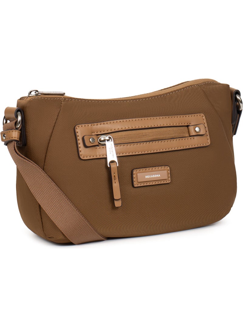 Sac porté travers YONA Noir Doré - Kiabi