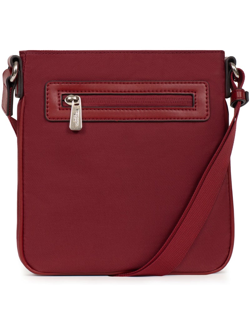 Sac porté travers YONA Rouge carmin - Kiabi