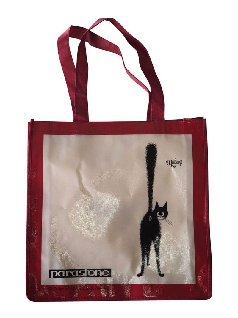 Sac pour les courses Chats de Dubout Troisième Oeil 40 x 40 cm Beige - Kiabi