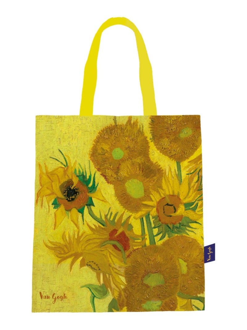 Sac pour les courses Van Gogh - Tournesol - 44 x 38 cm Jaune - Kiabi