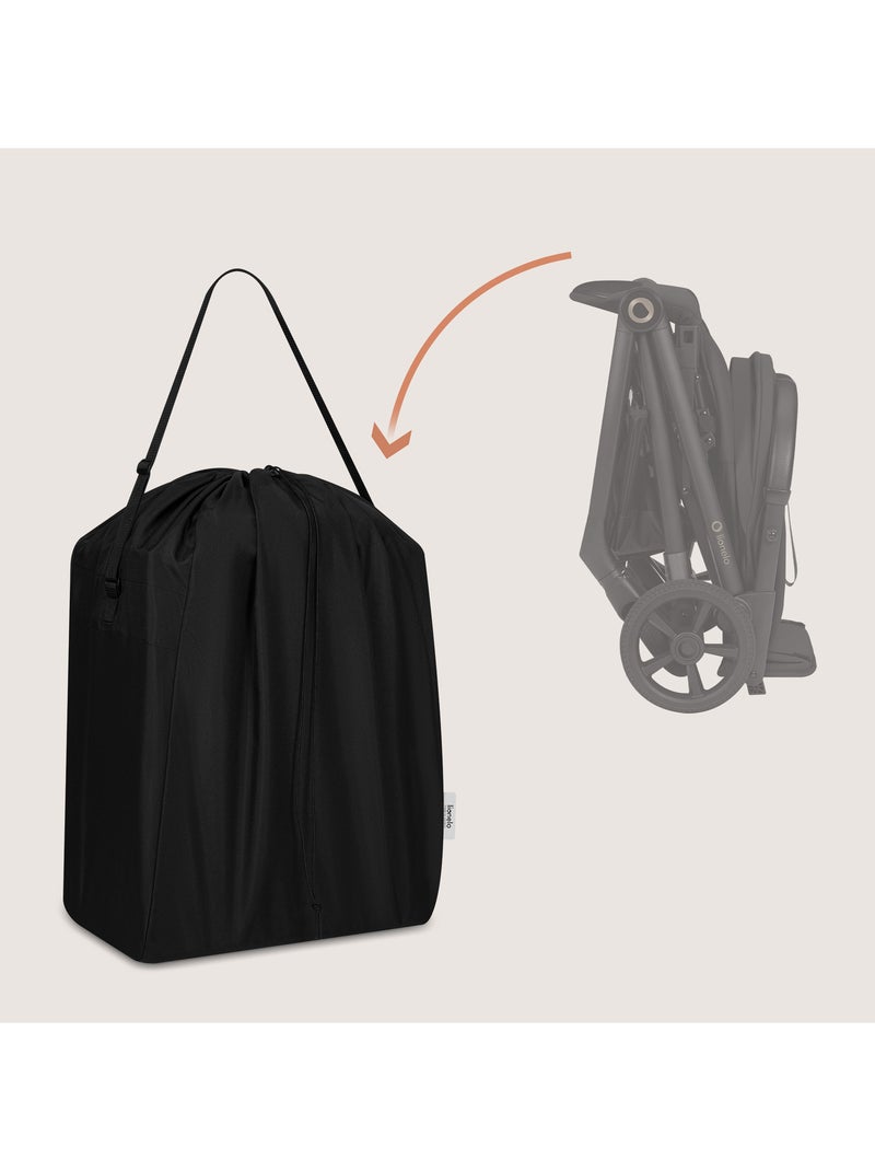 Sac pour poussette LIONELO - Pour poussette Tansi - Zippé Noir - Kiabi