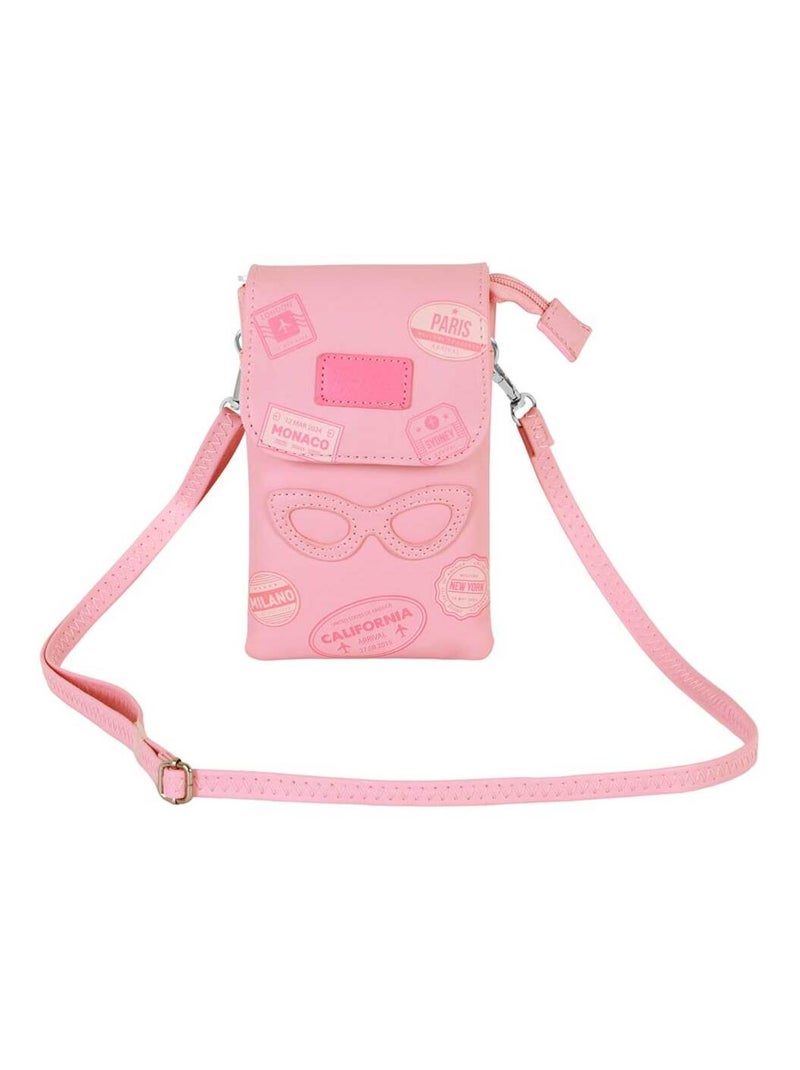 Sac pour Téléphone Portable - Barbie Travel - Rose - Taille Unique Rose - Kiabi