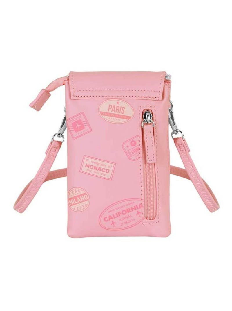 Sac pour Téléphone Portable - Barbie Travel - Rose - Taille Unique Rose - Kiabi