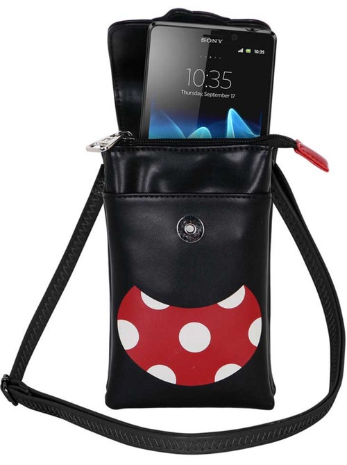 Sac pour Téléphone Portable - Disney Minnie Mouse Face - Multicolore - Taille Unique - Kiabi