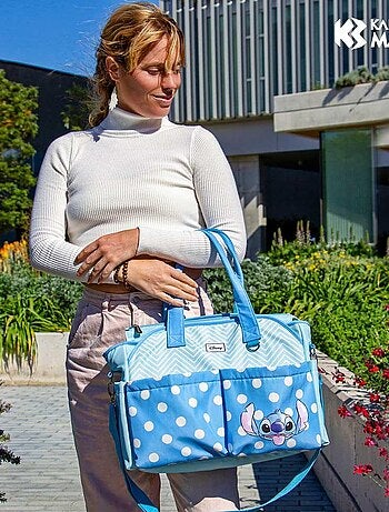 Sac Poussette Bébé Mommy - Disney Lilo et Stitch Lovely - Bleu - Taille Unique