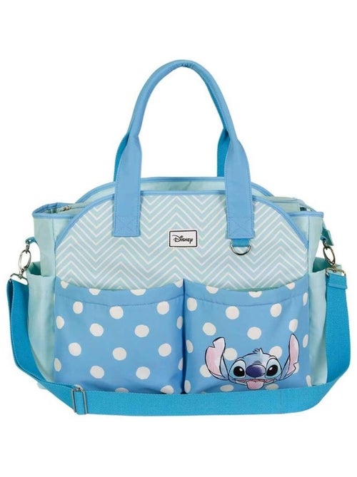 Sac Poussette Bébé Mommy - Disney Lilo et Stitch Lovely - Bleu - Taille Unique - Kiabi