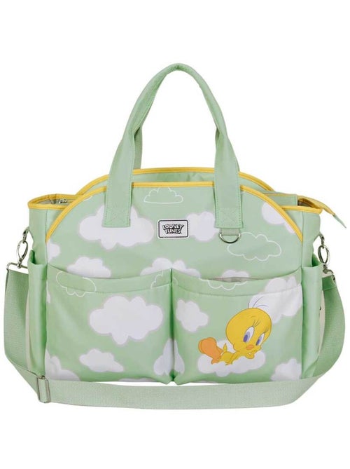 Sac Poussette Bébé Mommy - Looney Tunes Tweety / Titi Clouds - Vert - Taille Unique - Kiabi