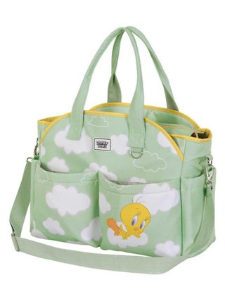 Sac Poussette Bébé Mommy Voyage Avion - Marvel TWEETY / TITI Clouds - Vert - 40x20x25cm