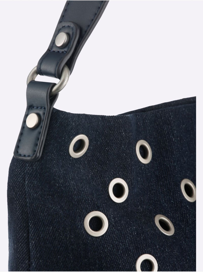 Sac Qualité Jean Estivale - Taille Standard - helline Bleu denim - Kiabi