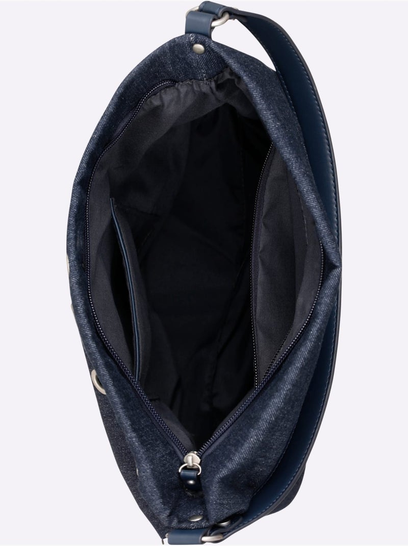 Sac Qualité Jean Estivale - Taille Standard - helline Bleu denim - Kiabi