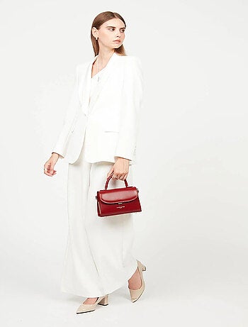 Sac rabat cuir Lancaster Suave Even