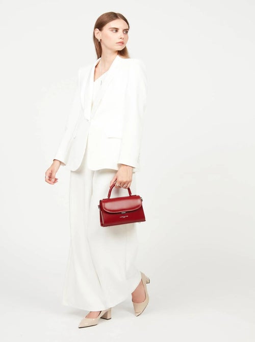 Sac rabat cuir Lancaster Suave Even - Kiabi Sac rabat cuir Lancaster Suave Even - Kiabi