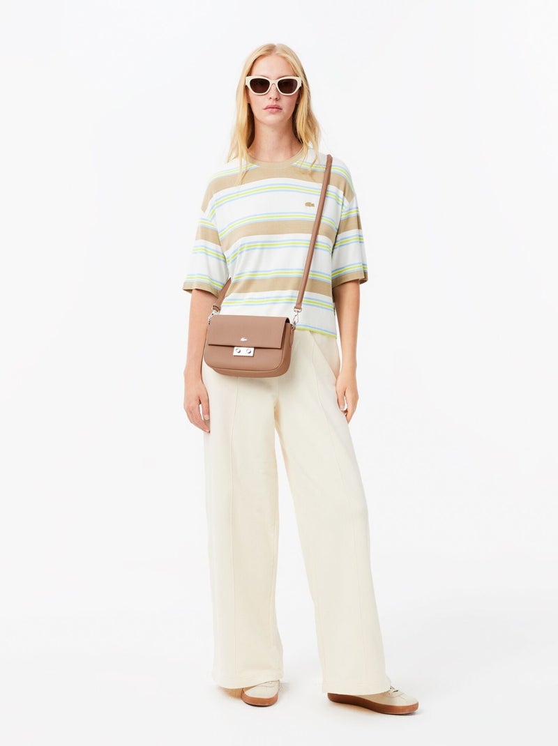 Sac rabat Daily City Lacoste NF4757DZ Taupe Beige - Kiabi
