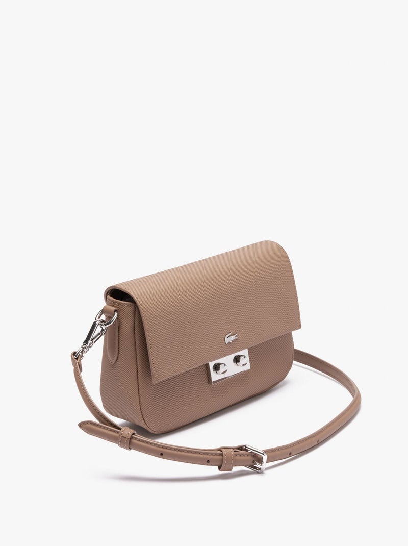 Sac rabat Daily City Lacoste NF4757DZ Taupe Beige - Kiabi