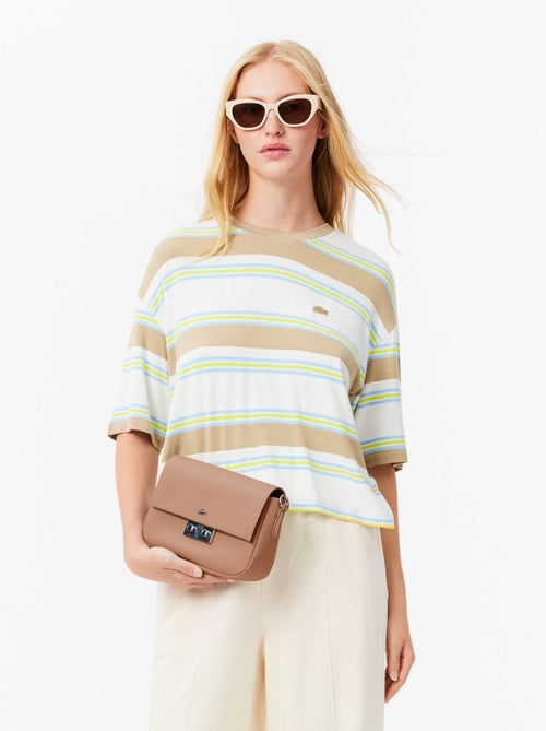 Sac rabat Daily City Lacoste NF4757DZ Taupe - Kiabi