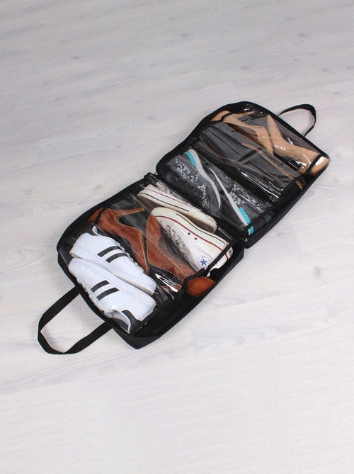 Sac range-chaussures noir - Kiabi