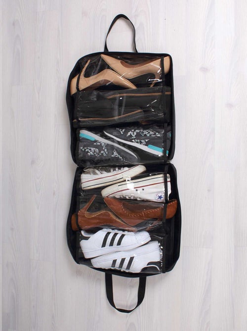 Sac range-chaussures noir - Kiabi