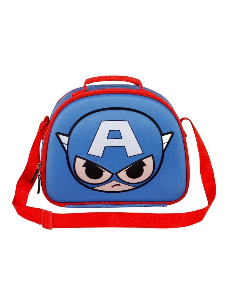 Sac Repas 3D - Captain America Bobblehead - Bleu - Taille Unique Bleu - Kiabi