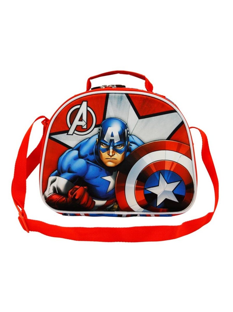 Sac Repas 3D - Captain America Gravity - Rouge - Taille Unique Rouge - Kiabi