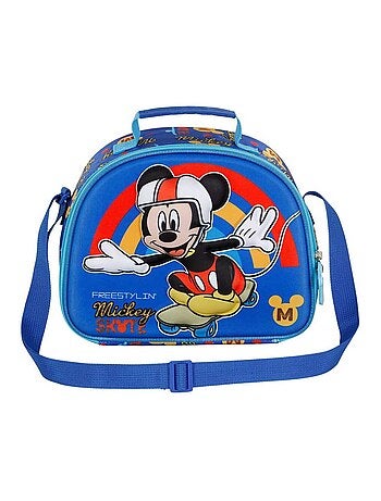 Sac Repas 3D - Disney Mickey Mouse Freestyle - Bleu - Taille Unique