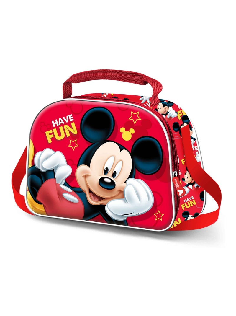 Sac Repas 3D - Disney Mickey Mouse Laugh - Rouge - Taille Unique Rouge - Kiabi